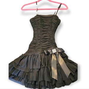 Vintage Early 2000s Skater Cocktail Mini Dress